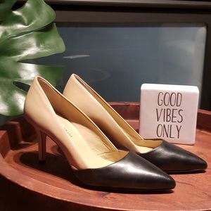 Enzo Angiolini Two-Tone Heels